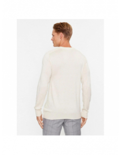 Pull manches longues valentine beige homme - Guess