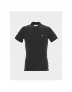Polo embro badge noir homme - Calvin Klein Jeans