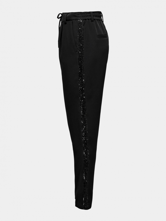 Pantalon à sequins fransa noir femme - Only