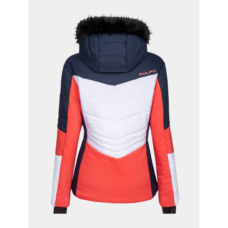 Blouson de ski grenadine multicolore femme Aulp wimod