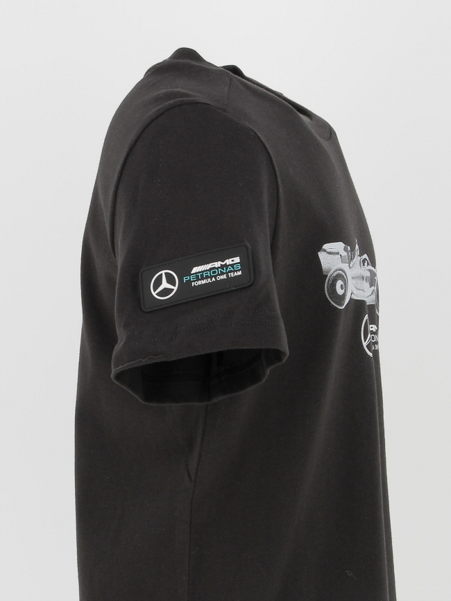 T-shirt voiture amg petronas noir garçon - Puma