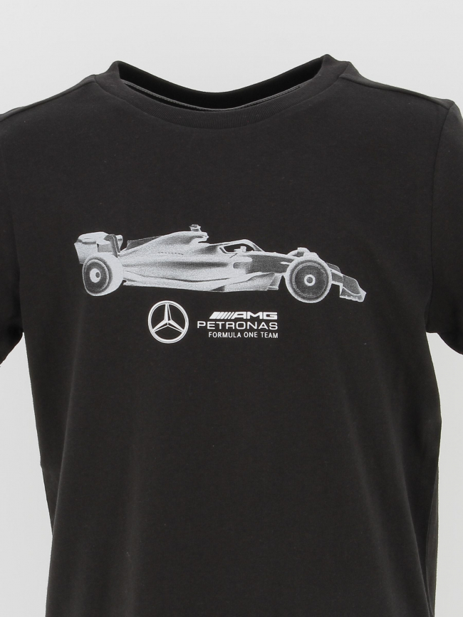 T-shirt voiture amg petronas noir garçon - Puma