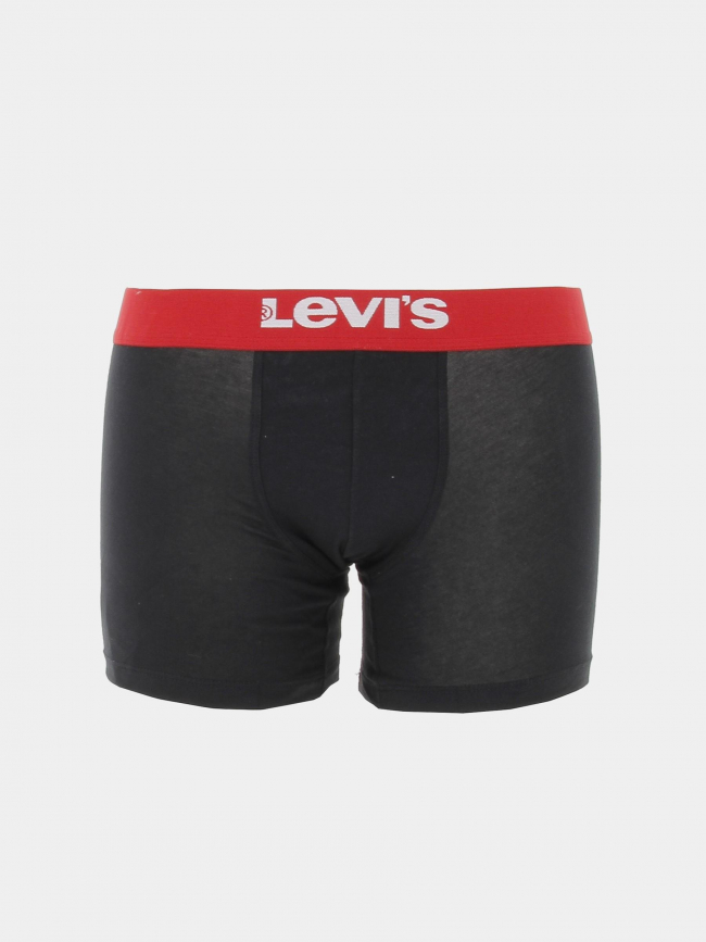 Pack 2 boxers solid basic noir homme - Levi's