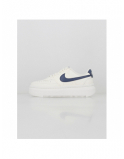 Baskets court vision plateforme alta blanc bleu femme - Nike