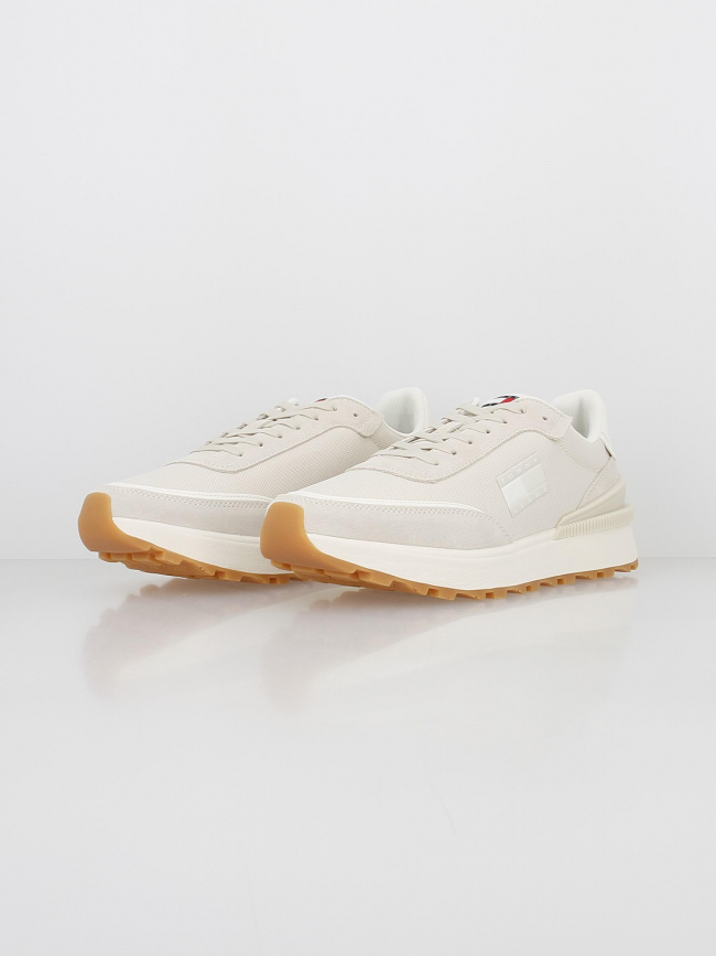 Baskets technical runner beige homme - Tommy Jeans