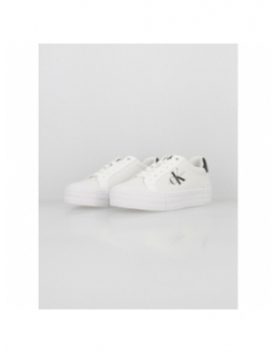 Baskets compensées bold vulc noir blanc femme - Calvin Klein Jeans