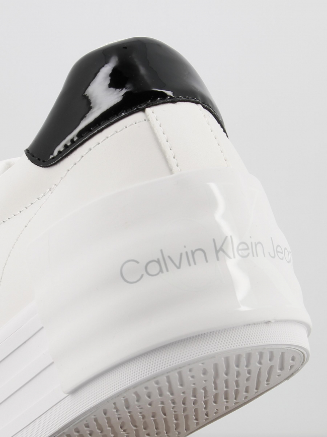 Baskets compensées bold vulc noir blanc femme - Calvin Klein Jeans