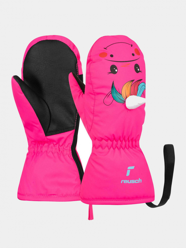 Moufles sweety mitten unicorn rose fille - Reusch