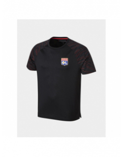 T-shirt de football OL impulse noir enfant - Olympique Lyonnais