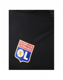 T-shirt de football OL impulse noir enfant - Olympique Lyonnais