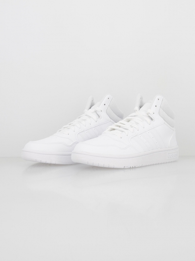 Baskets montantes hoops 3.0 blanc homme - Adidas