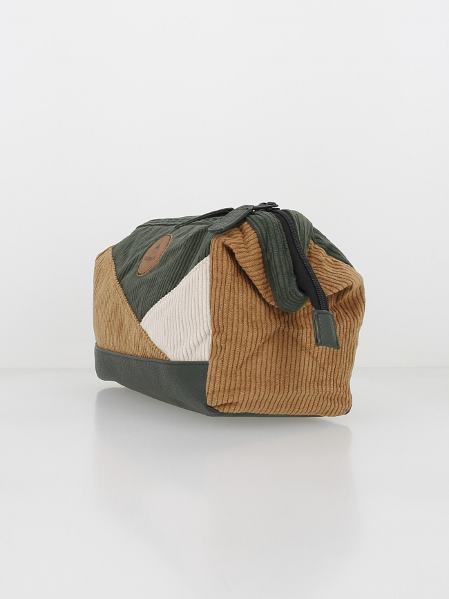 Trousse de toilette rue bab azoun velours vert - Cabaïa