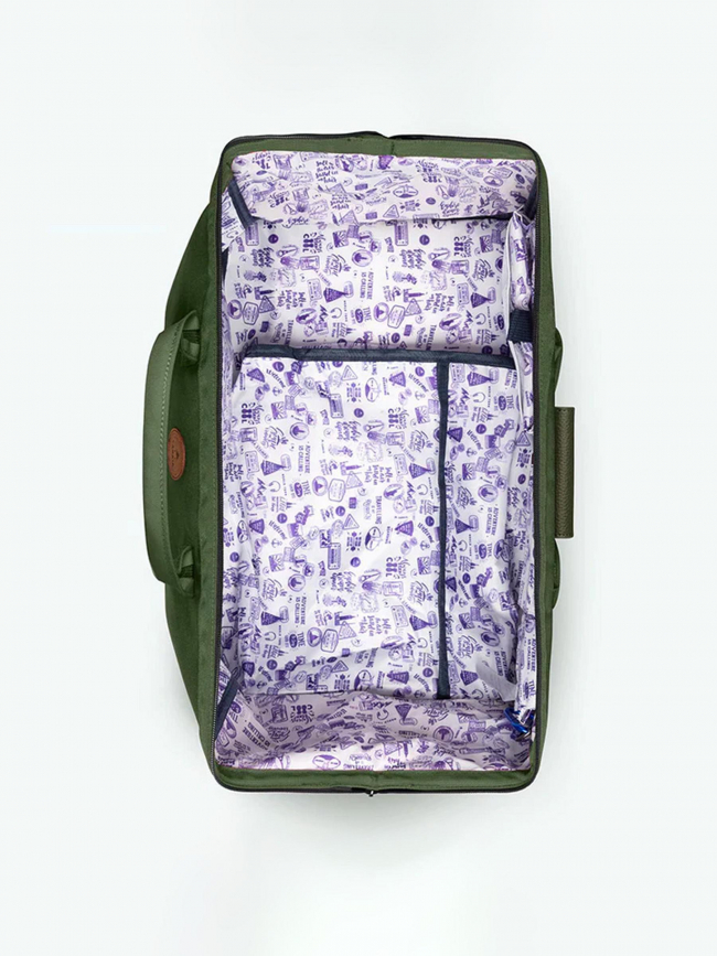 Sac week-end duffle seoul vert - Cabaïa