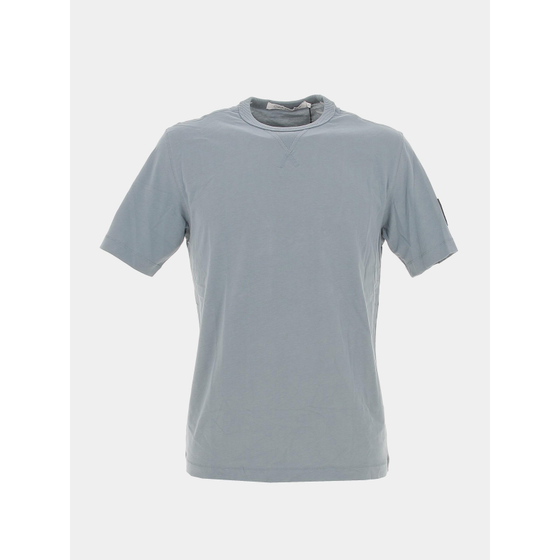 T-shirt badge regular tee bleu homme - Calvin Klein Jeans
