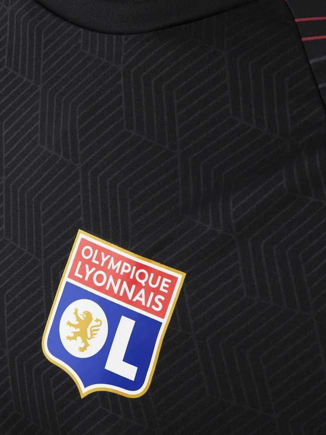 Maillot de football OL impulse noir homme - Olympique Lyonnais