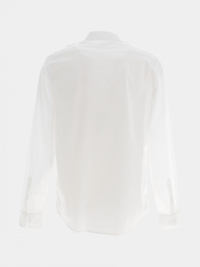 Chemise poplin stretch slim blanc homme - Calvin Klein