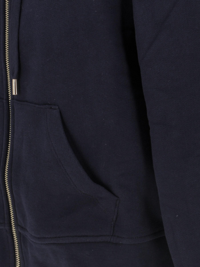 Sweat zippé capuche regular bleu marine femme - Tommy Hilfiger