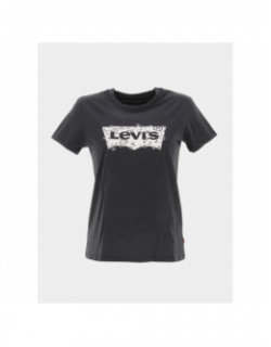 T-shirt the perfect tee logo floral noir femme - Levi's