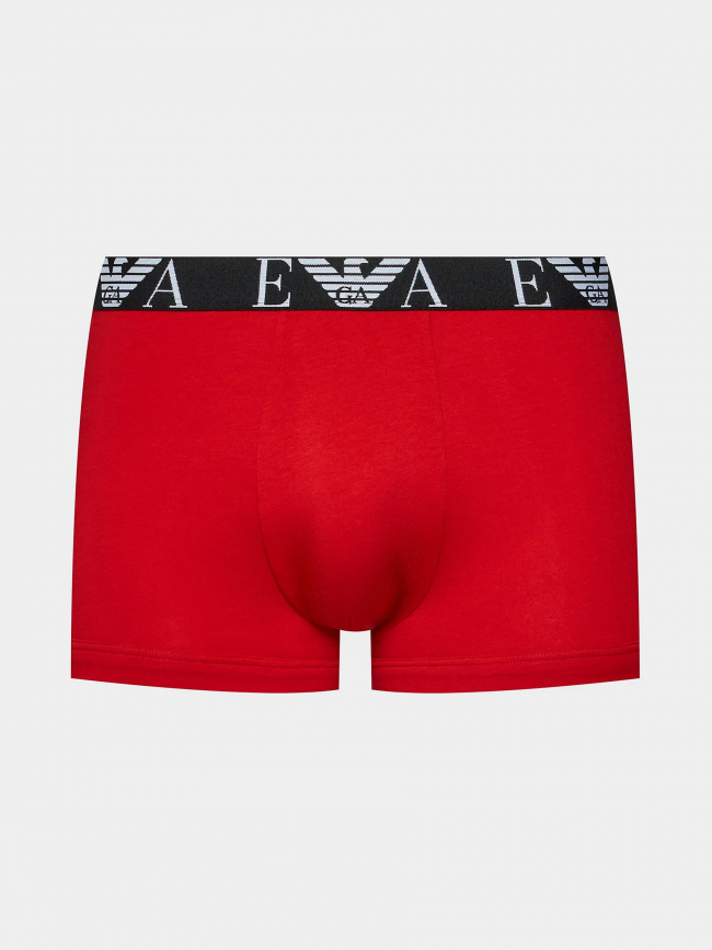 Pack 3 boxers stretch rouge homme - Emporio Armani