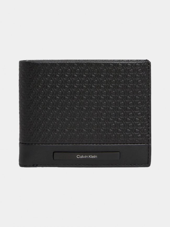 Portefeuille cuir modern bar rfid noir homme - Calvin Klein