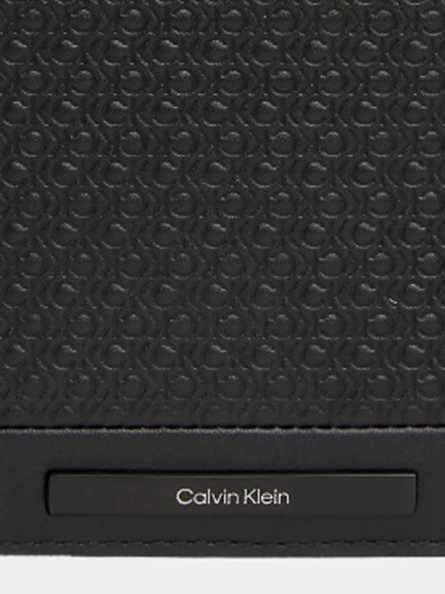 Portefeuille cuir modern bar rfid noir homme - Calvin Klein