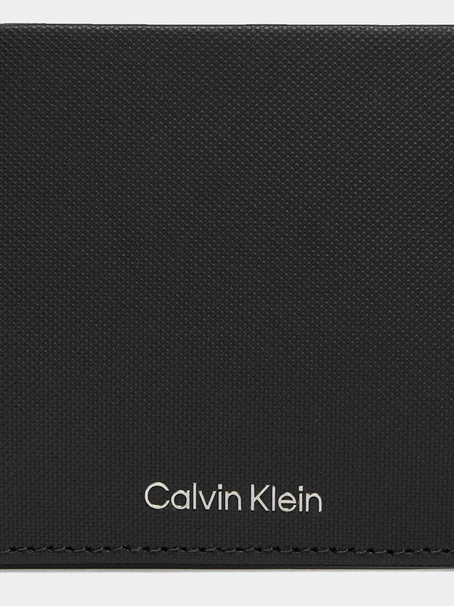 Portefeuille must bifold noir homme - Calvin Klein