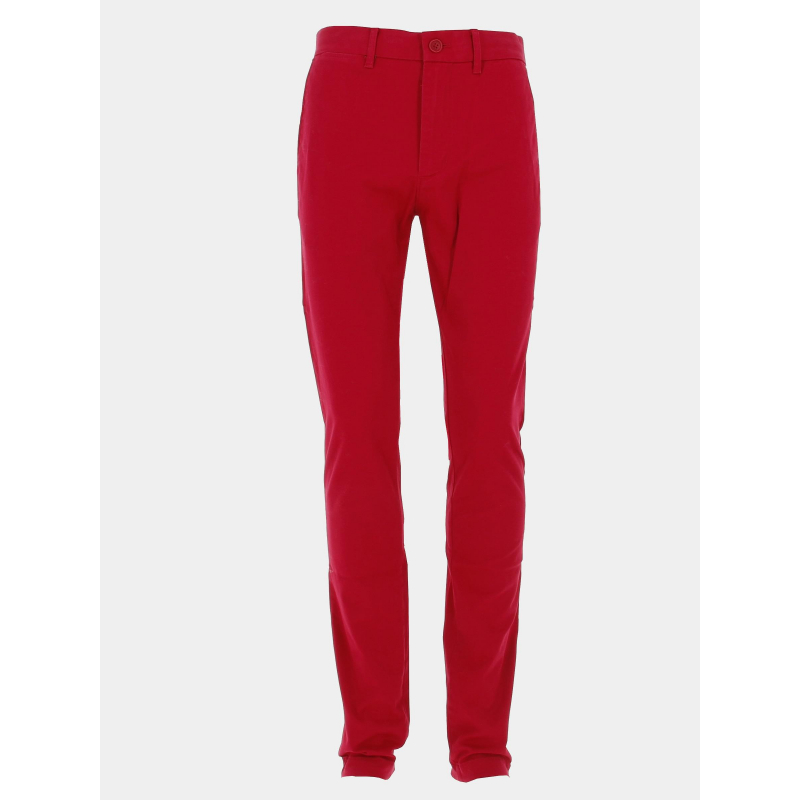 Pantalon chino bleecker rouge homme - Tommy Hilfiger