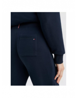 Pantalon de Jogging tapered mini logo bleu marine femme - Tommy Hilfiger