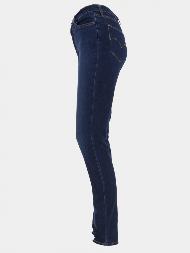 Jean skinny 721 taille haute bleu marine femme - Levi's