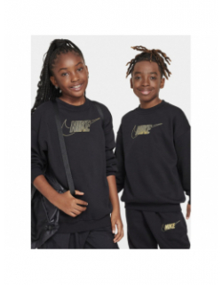 Sweat club shine noir fille - Nike