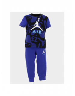 Ensemble jogging t-shirt logo bleu enfant - Jordan