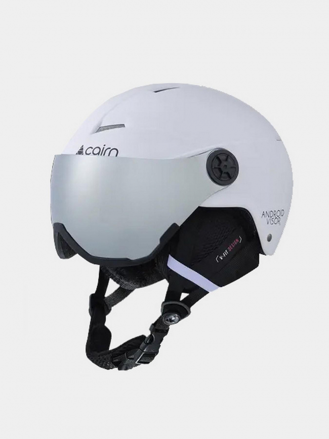 Casque visière de ski android visor blanc enfant - Cairn