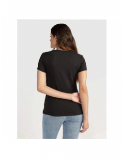 T-shirt sequin noir femme - Calvin Klein Jeans