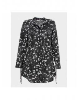Robe diner floral noir femme - Calvin Klein Jeans
