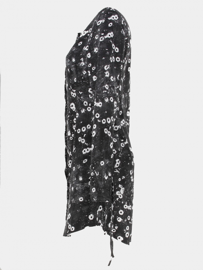 Robe diner floral noir femme - Calvin Klein Jeans