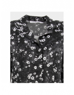 Robe diner floral noir femme - Calvin Klein Jeans