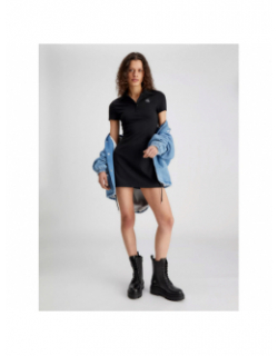 Robe courte milano utility noir femme - Calvin Klein Jeans