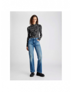 Top floral print noir femme - Calvin Klein Jeans