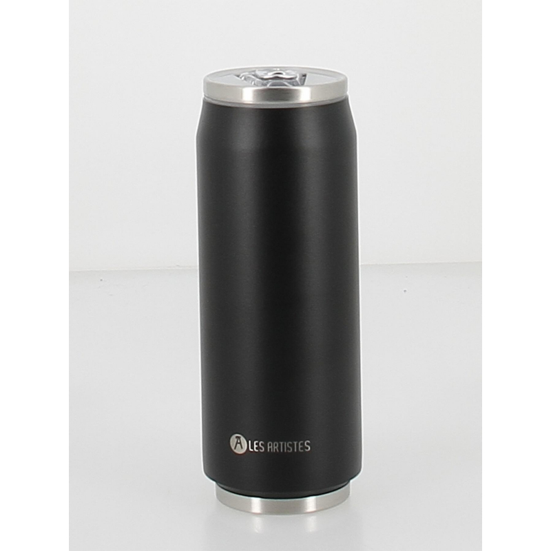 Canette isotherme uni mat 500ml noir - Les Artistes