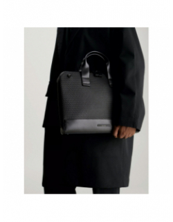 Sacoche ordinateur modern slim noir - Calvin Klein