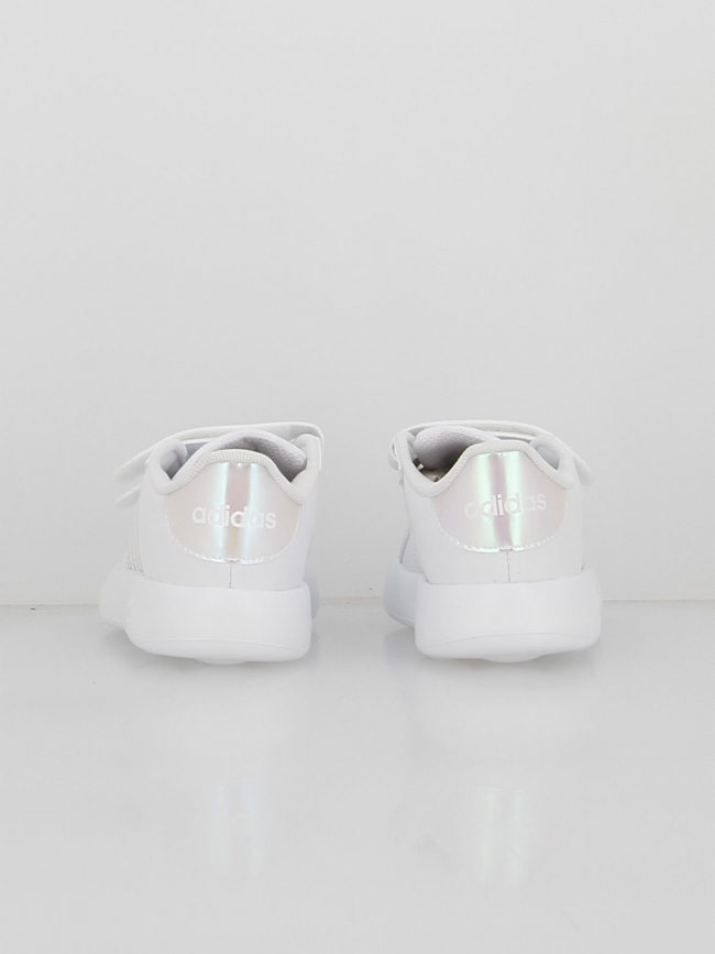 Baskets à scratch grand court 2.0 blanc enfant - Adidas