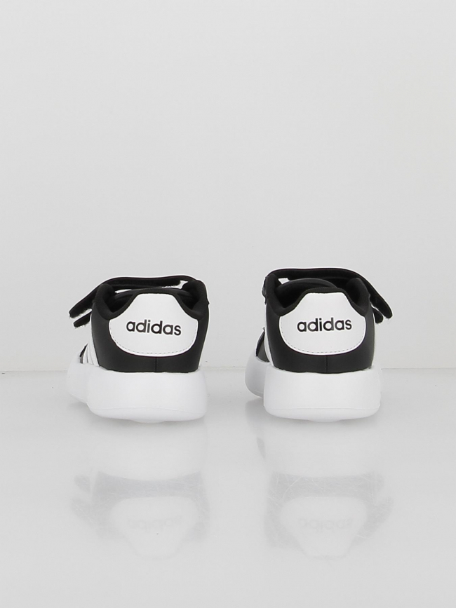 Baskets à scratch grand court 2.0 noir enfant - Adidas