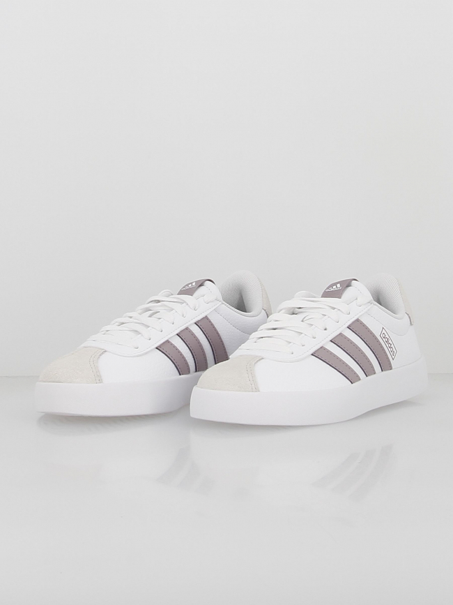 Baskets vl court 3.0 blanc violet femme - Adidas