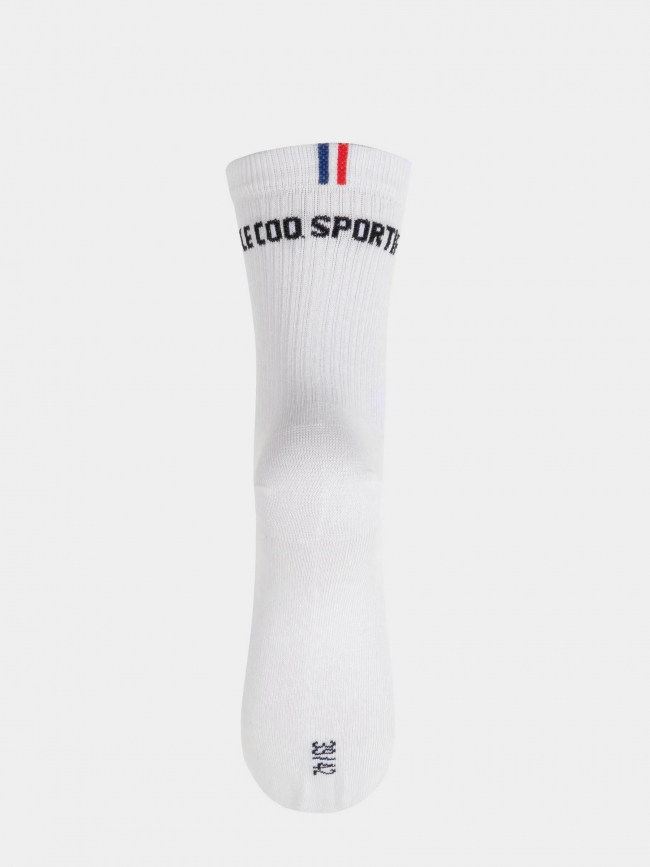 Pack 2 paires de chaussettes hautes blanc - Le Coq Sportif