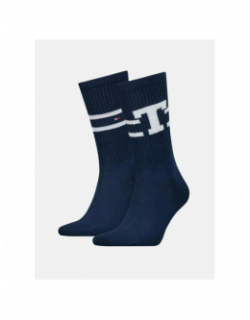 Pack 2 paires de chaussettes sport bleu homme - Tommy Hilfiger