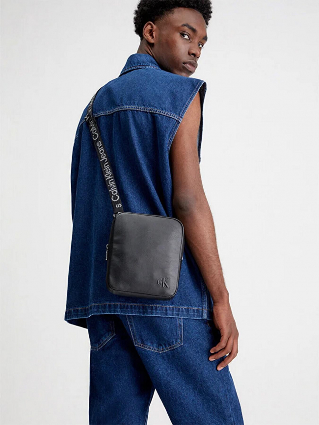 Sacoche bandoulière ultralight noir homme - Calvin Klein Jeans
