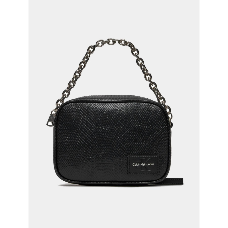 Sac bandoulière camera sculpted noir femme - Calvin Klein Jeans