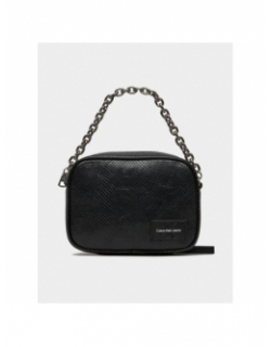 Sac bandoulière camera sculpted noir femme - Calvin Klein Jeans