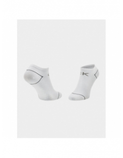Pack 2 paires de chaussettes all over blanc femme - Calvin Klein