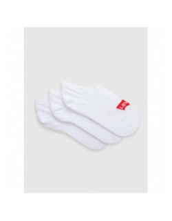 Pack 3 paires de chaussettes invisible logo blanc - Levi's